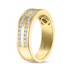 Thumbnail Image 1 of Men’s THE LEO Ideal Cut Diamond Wedding Band 3/4 ct tw 14K Yellow Gold