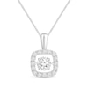 Thumbnail Image 1 of Unstoppable Love Necklace 1 ct tw 14K White Gold 19&quot;