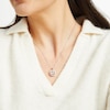 Thumbnail Image 2 of Unstoppable Love Necklace 1 ct tw 14K White Gold 19&quot;
