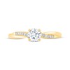 Thumbnail Image 3 of Now + Forever Round-Cut Diamond Twist Engagement Ring 1/2 ct tw 14K Yellow Gold