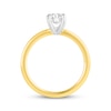 Thumbnail Image 3 of Now + Forever Lab-Grown Diamonds Oval-Cut Solitaire Engagement Ring 1 ct tw 14K Yellow Gold (F/SI2)