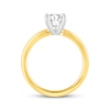 Thumbnail Image 3 of Now + Forever Lab-Grown Diamonds Oval-Cut Solitaire Engagement Ring 1-1/2 ct tw 14K Yellow Gold (F/SI2)