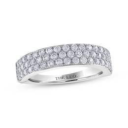 THE LEO Diamond Three-Row Anniversary Ring 1 ct tw 14K White Gold