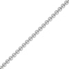 Thumbnail Image 2 of Bead Chain Necklace 5mm Solid Sterling Silver with Matte Black Finish 22&quot;