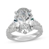 Thumbnail Image 4 of Neil Lane Artistry Oval-Cut Lab-Grown Diamond Engagement Ring 10 ct tw 14K White Gold