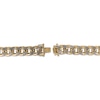Thumbnail Image 2 of Hollow Diamond-Cut Curb Chain Bracelet 12mm 10K Yellow Gold 8.5"