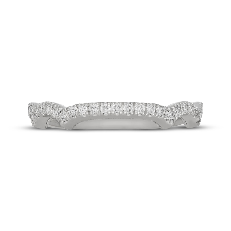 Main Image 3 of Neil Lane Artistry Heritage Lab-Grown Diamond Contour Wedding Band 1/4 ct tw 14K White Gold