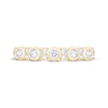 Thumbnail Image 2 of Lab-Created Diamonds by KAY Bezel-Set Anniversary Ring 1/2 ct tw 14K Yellow Gold