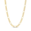 Thumbnail Image 2 of Semi-Solid Figaro Chain Necklace & Bracelet Set 5.2mm 10K Yellow Gold