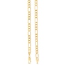 Thumbnail Image 5 of Semi-Solid Figaro Chain Necklace & Bracelet Set 5.2mm 10K Yellow Gold