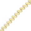 Thumbnail Image 2 of San Marco Chain Bracelet Solid 10K Yellow Gold 7.5&quot;