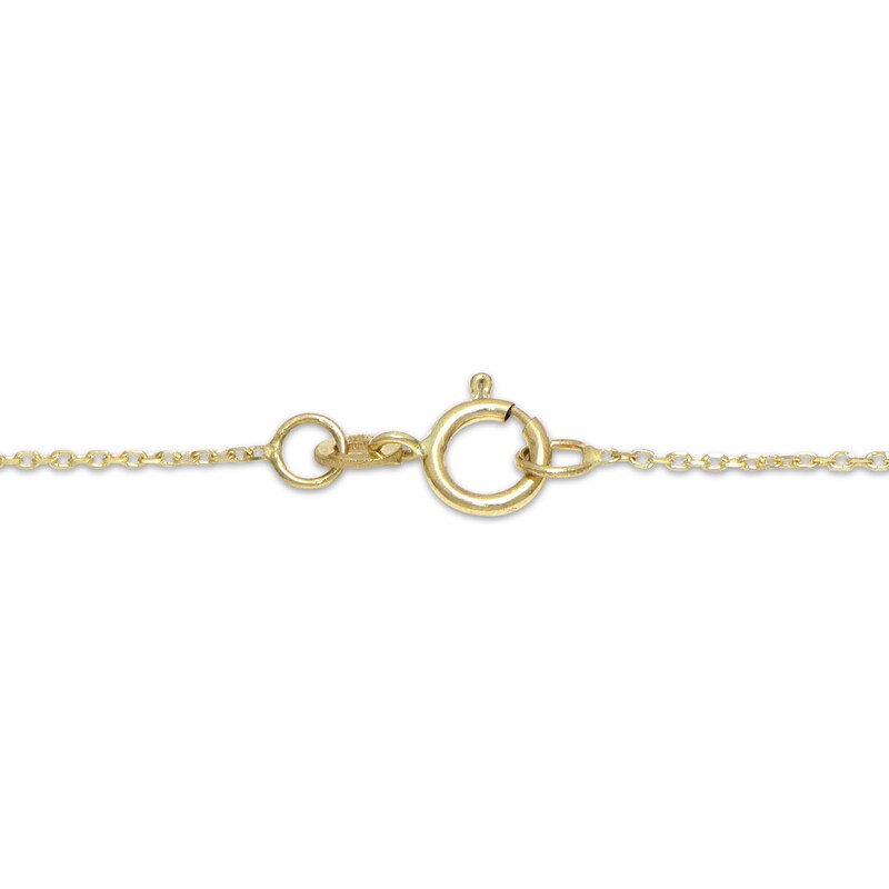 Main Image 4 of Beaded Circle Necklace 10K Yellow Gold 18&quot;