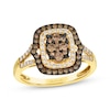 Thumbnail Image 1 of Le Vian Diamond Double Halo Ring 3/4 ct tw 14K Honey Gold