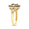 Thumbnail Image 2 of Le Vian Diamond Double Halo Ring 3/4 ct tw 14K Honey Gold