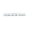 Thumbnail Image 3 of Princess & Marquise-Cut Diamond Anniversary Ring 3/4 ct tw 10K White Gold
