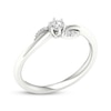 Thumbnail Image 2 of KAY Lab-Grown Diamonds Round-Cut Swirl Promise Ring 1/5 ct tw 10K White Gold