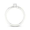 Thumbnail Image 4 of KAY Lab-Grown Diamonds Round-Cut Swirl Promise Ring 1/5 ct tw 10K White Gold