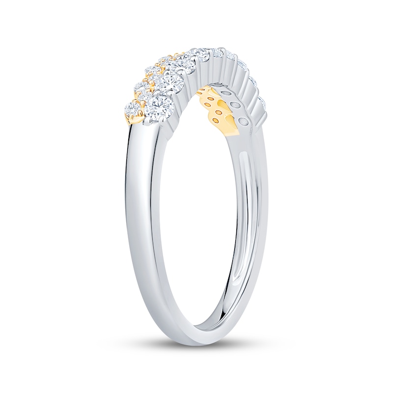 Main Image 2 of Now + Forever Diamond Anniversary Ring 1/2 ct tw 14K Two-Tone Gold