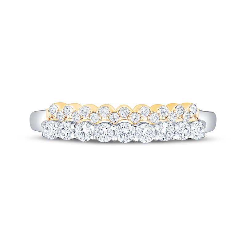 Main Image 3 of Now + Forever Diamond Anniversary Ring 1/2 ct tw 14K Two-Tone Gold