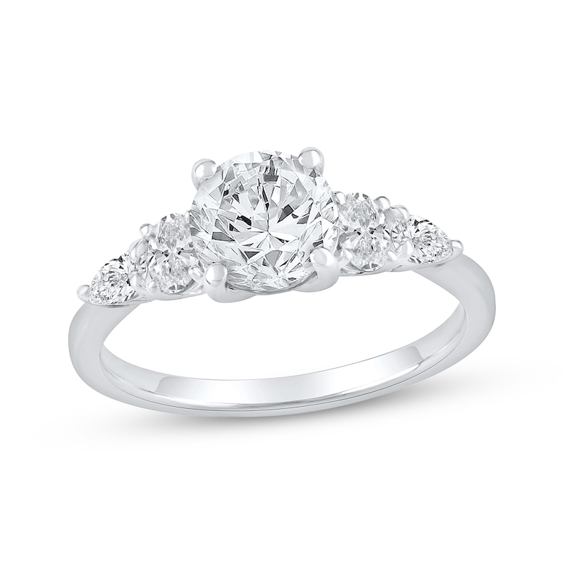 Main Image 1 of Now + Forever Lab-Grown Diamonds Round-Cut Engagement Ring 2 ct tw 14K White Gold