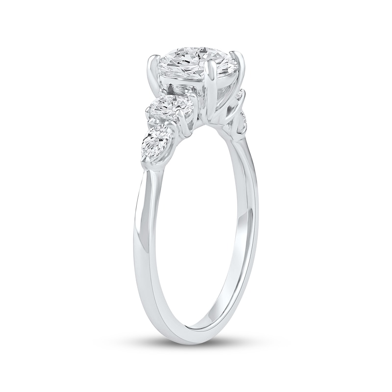Main Image 2 of Now + Forever Lab-Grown Diamonds Round-Cut Engagement Ring 2 ct tw 14K White Gold