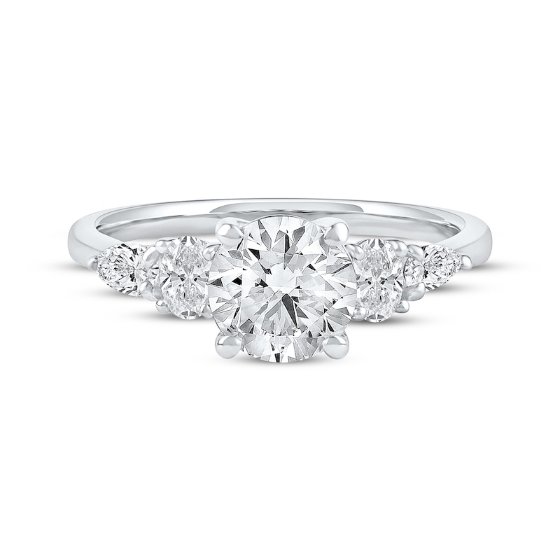 Main Image 3 of Now + Forever Lab-Grown Diamonds Round-Cut Engagement Ring 2 ct tw 14K White Gold