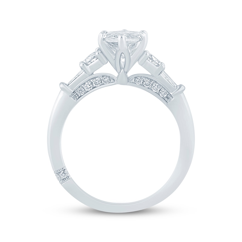 Main Image 3 of Monique Lhuillier Bliss Marquise-Cut Lab-Grown Diamond Engagement Ring 2-1/2 ct tw 18K White Gold