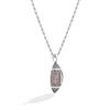 Thumbnail Image 2 of True Fans Tampa Bay Buccaneers 1/20 CT. T.W. Diamond Vertical Football Necklace in Sterling Silver