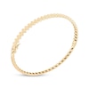 Thumbnail Image 2 of Scalloped Bangle Bracelet 10K Yellow Gold 7.25"