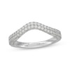 Thumbnail Image 1 of Neil Lane Artistry Heritage Lab-Grown Diamond Two-Row Contour Anniversary Ring 3/8 ct tw Platinum
