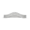 Thumbnail Image 3 of Neil Lane Artistry Heritage Lab-Grown Diamond Two-Row Contour Anniversary Ring 3/8 ct tw Platinum