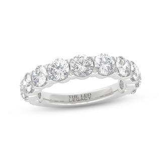 THE LEO Legacy Lab-Grown Diamond Anniversary Ring 3 ct tw 14K White Gold