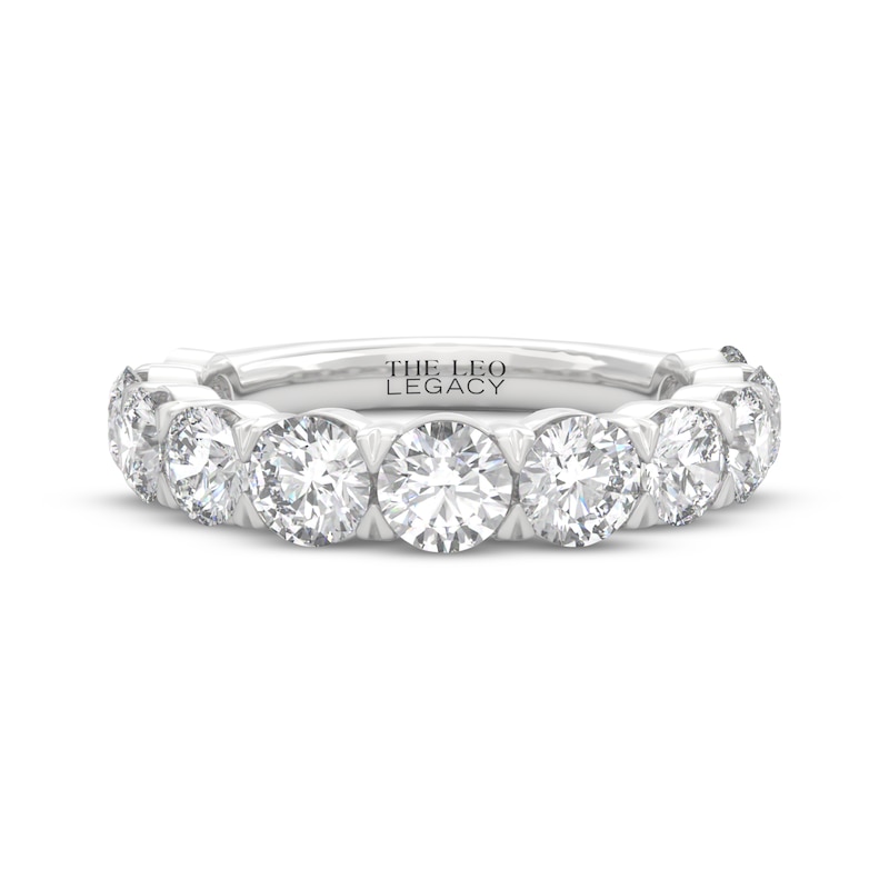 Main Image 3 of THE LEO Legacy Lab-Grown Diamond Anniversary Ring 3 ct tw 14K White Gold