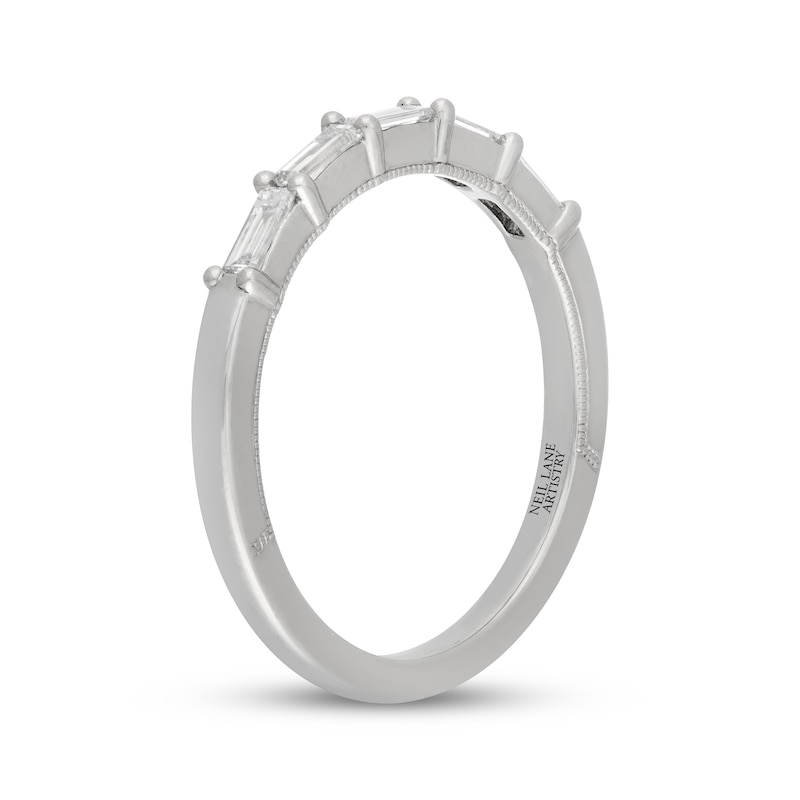 Main Image 2 of Neil Lane Artistry Heritage Baguette-Cut Lab-Grown Diamond Anniversary Ring 1/3 ct tw Platinum