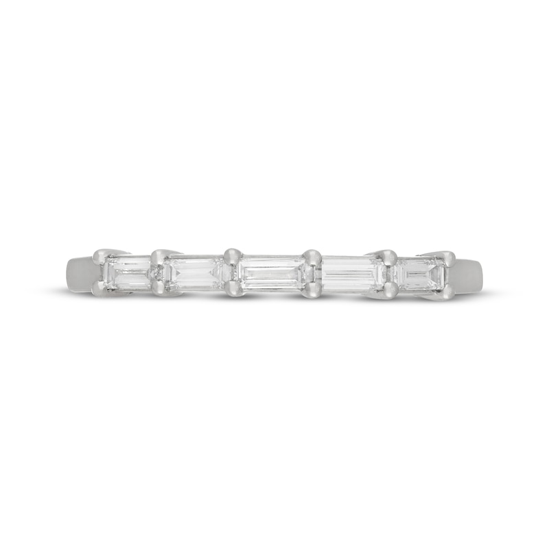Main Image 3 of Neil Lane Artistry Heritage Baguette-Cut Lab-Grown Diamond Anniversary Ring 1/3 ct tw Platinum