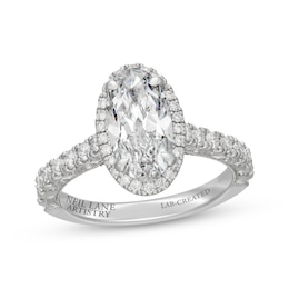 Neil Lane Artistry Oval-Cut Lab-Grown Diamond Engagement Ring 2-3/4 ct tw Platinum