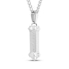 Thumbnail Image 2 of Men's Cylinder Drop Pendant Necklace Stainless Steel 24"