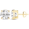 Thumbnail Image 1 of KAY Lab-Grown Diamonds Round-Cut Solitaire Stud Earrings 2 ct tw 14K Yellow Gold (F/SI2)