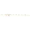 Thumbnail Image 4 of STUDIO BY KAY Pink Lab-Created Sapphire Smile Necklace 24K Yellow Gold Vermeil Sterling Silver 18"