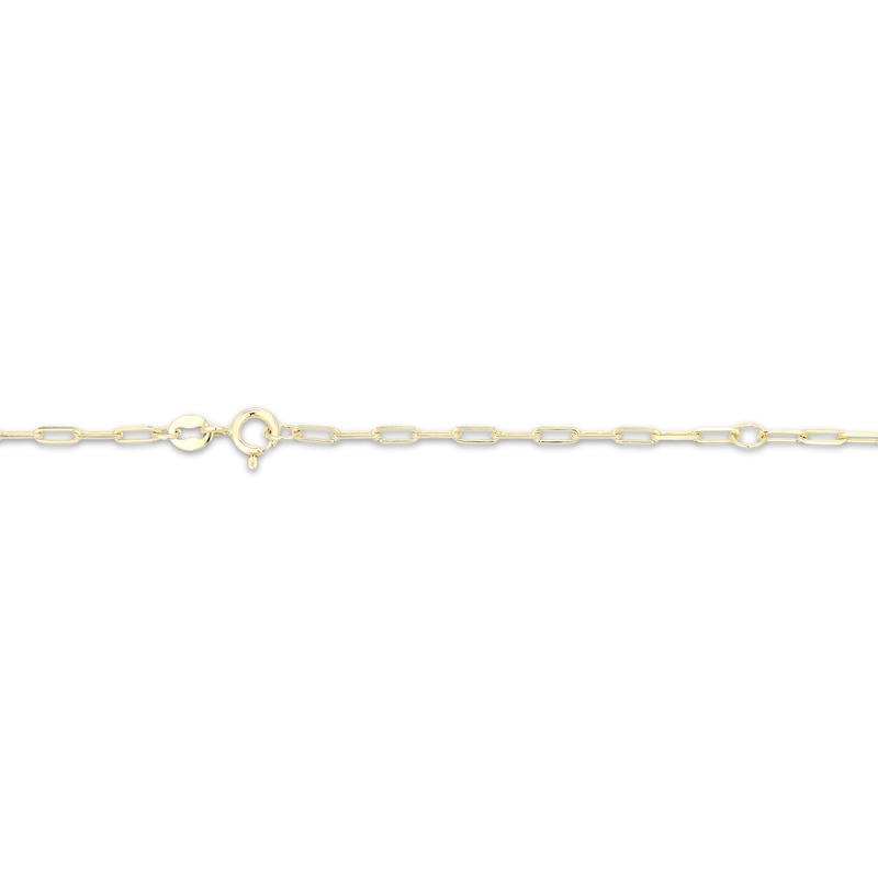 Main Image 4 of STUDIO BY KAY Pink Lab-Created Sapphire Smile Necklace 24K Yellow Gold Vermeil Sterling Silver 18"