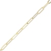Thumbnail Image 4 of STUDIO BY KAY Lab-Grown Diamond Lariat Paperclip Chain Necklace 7/8 ct tw 24K Yellow Gold Vermeil Sterling Silver 18"