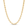 Thumbnail Image 1 of 3.5mm Rope Chain Necklace Hollow 10K Yellow Gold 20"