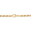 Thumbnail Image 3 of 3.5mm Rope Chain Necklace Hollow 10K Yellow Gold 20"
