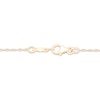 Thumbnail Image 5 of KAY Lab-Grown Diamonds Oval & Round-Cut Necklace 1/2 ct tw 10K Yellow Gold 18"