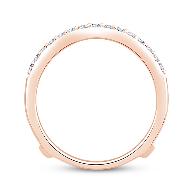 Main Image 2 of Now + Forever Diamond Contour Enhancer Ring 1/2 ct tw 14K Rose Gold