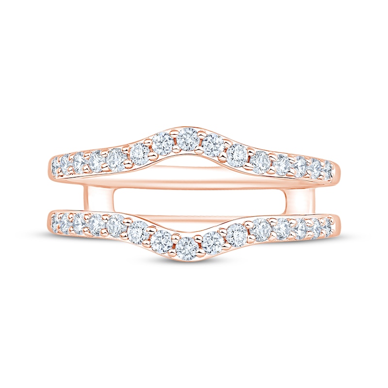 Main Image 3 of Now + Forever Diamond Contour Enhancer Ring 1/2 ct tw 14K Rose Gold
