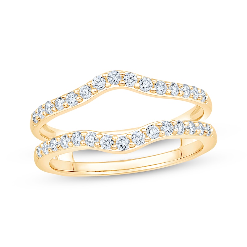 Main Image 1 of Now + Forever Diamond Contour Enhancer Ring 1/2 ct tw 14K Yellow Gold