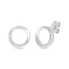Thumbnail Image 2 of KAY Lab-Grown Diamonds Circle Studs 1/20 ct tw Sterling Silver