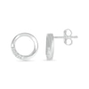 Thumbnail Image 3 of KAY Lab-Grown Diamonds Circle Studs 1/20 ct tw Sterling Silver