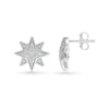 Thumbnail Image 2 of Diamond Accent Star Stud Earrings Sterling Silver